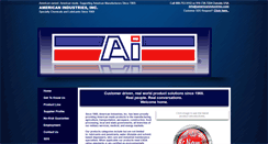 Desktop Screenshot of americanindustries.com